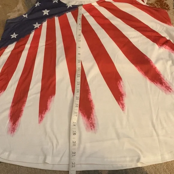 Blouse tank top NWOT 2XL comfortable, loose fit! Dressed up or casual - Picture 4 of 5